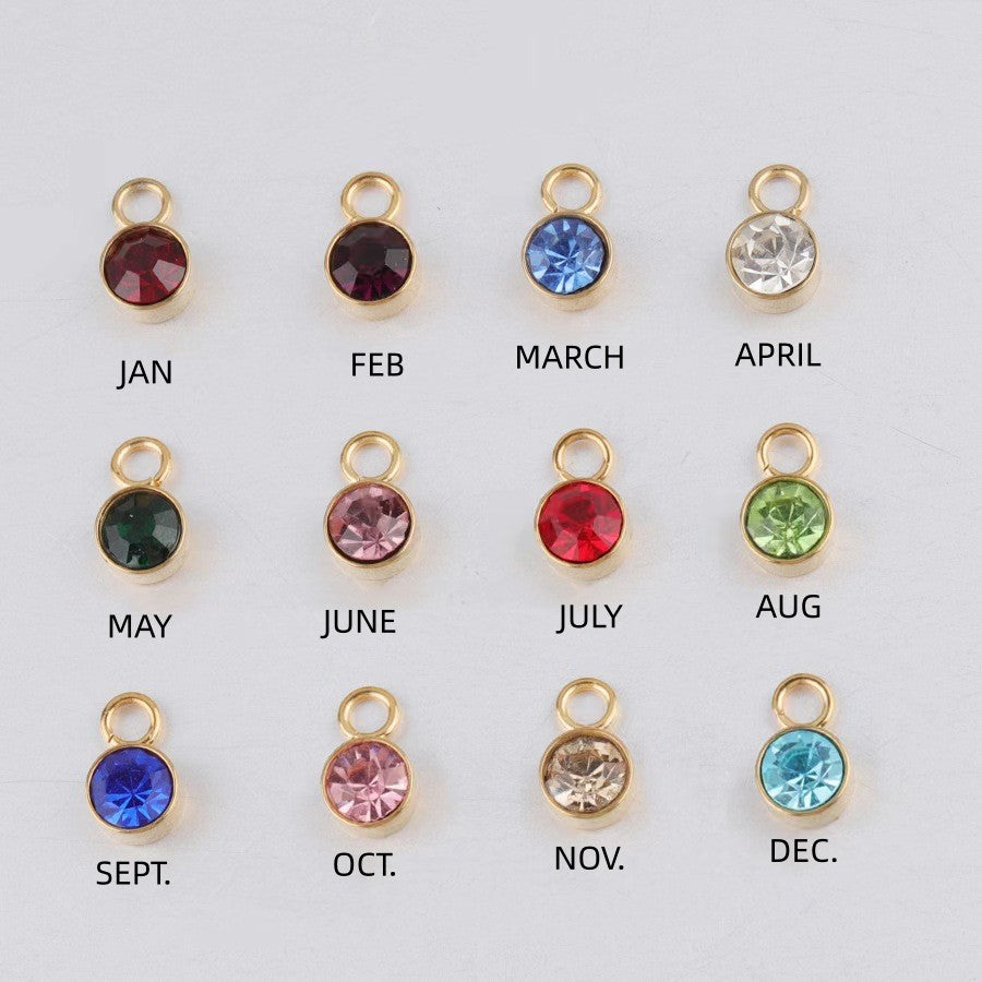 Birthstones charms