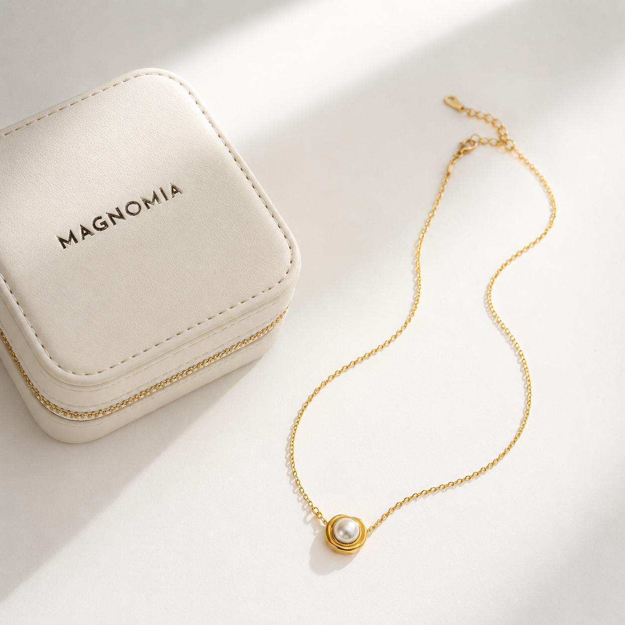 fresh pearl necklace magnomia