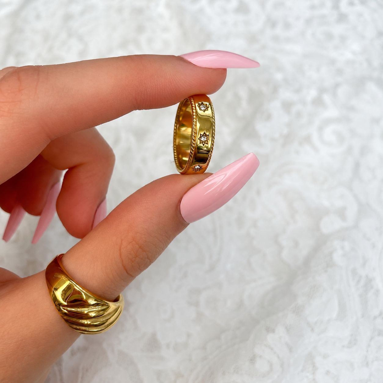 gold Star Ring