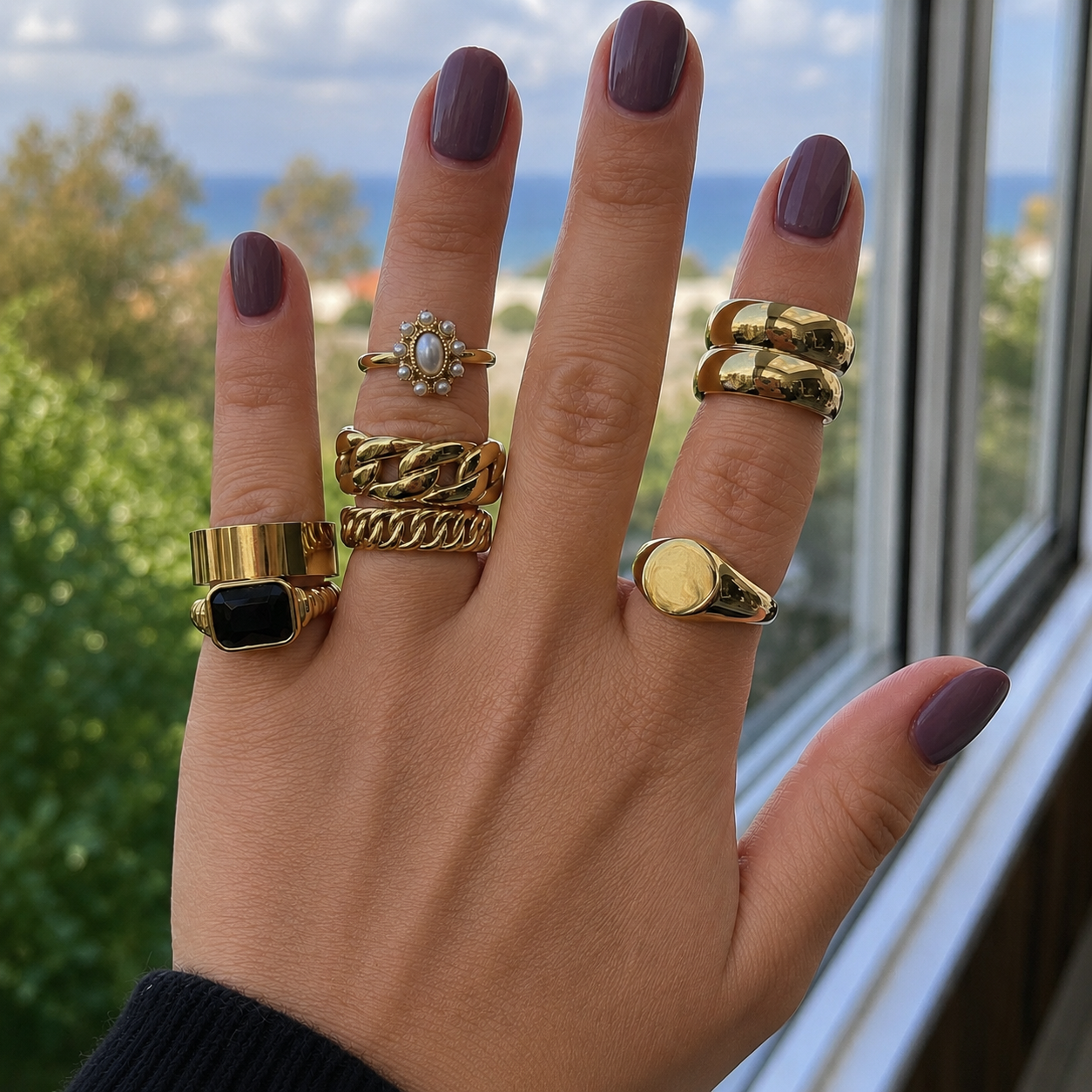 magnomia rings hand