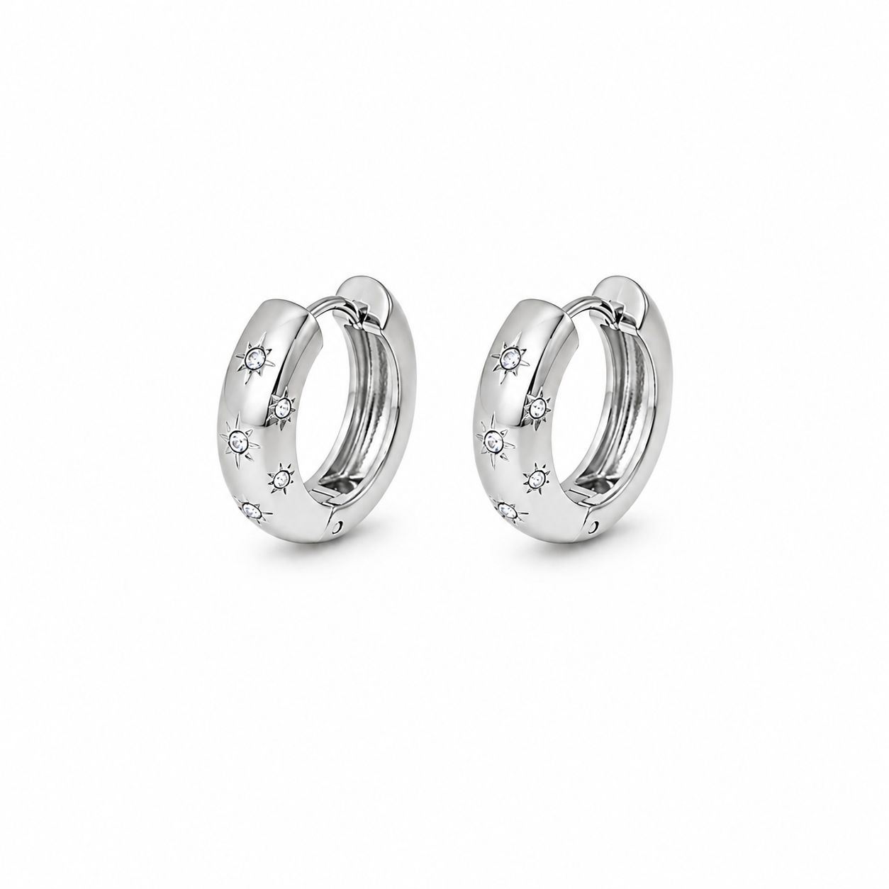 silver star hoop