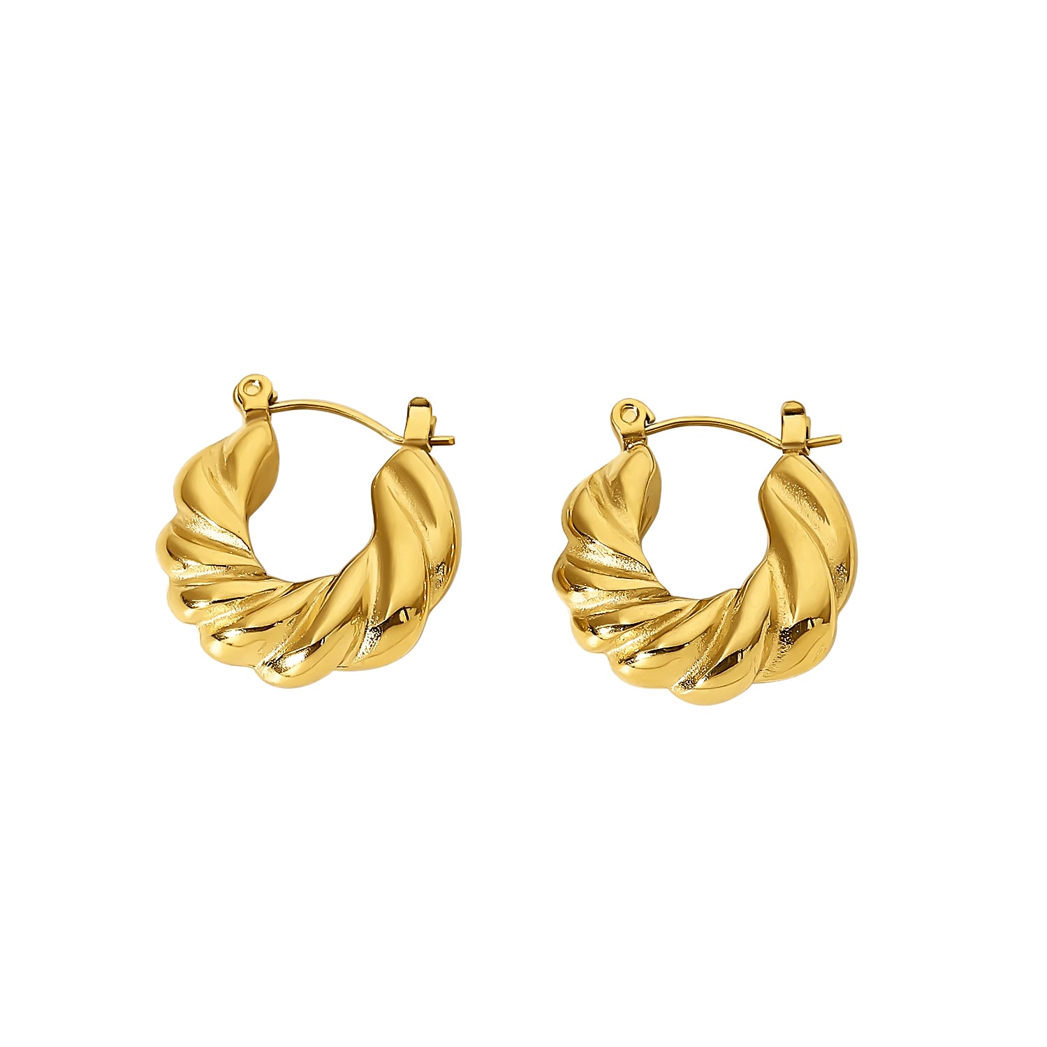 Women's Twisted Hoop Earrings | Twisted Hoop Earrings | Magnomia