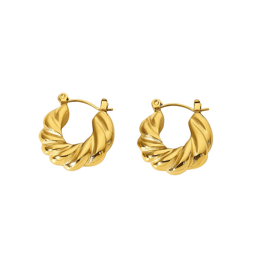 Women's Twisted Hoop Earrings | Twisted Hoop Earrings | Magnomia