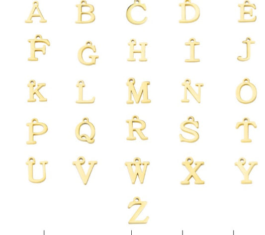 Gold Initial Necklace