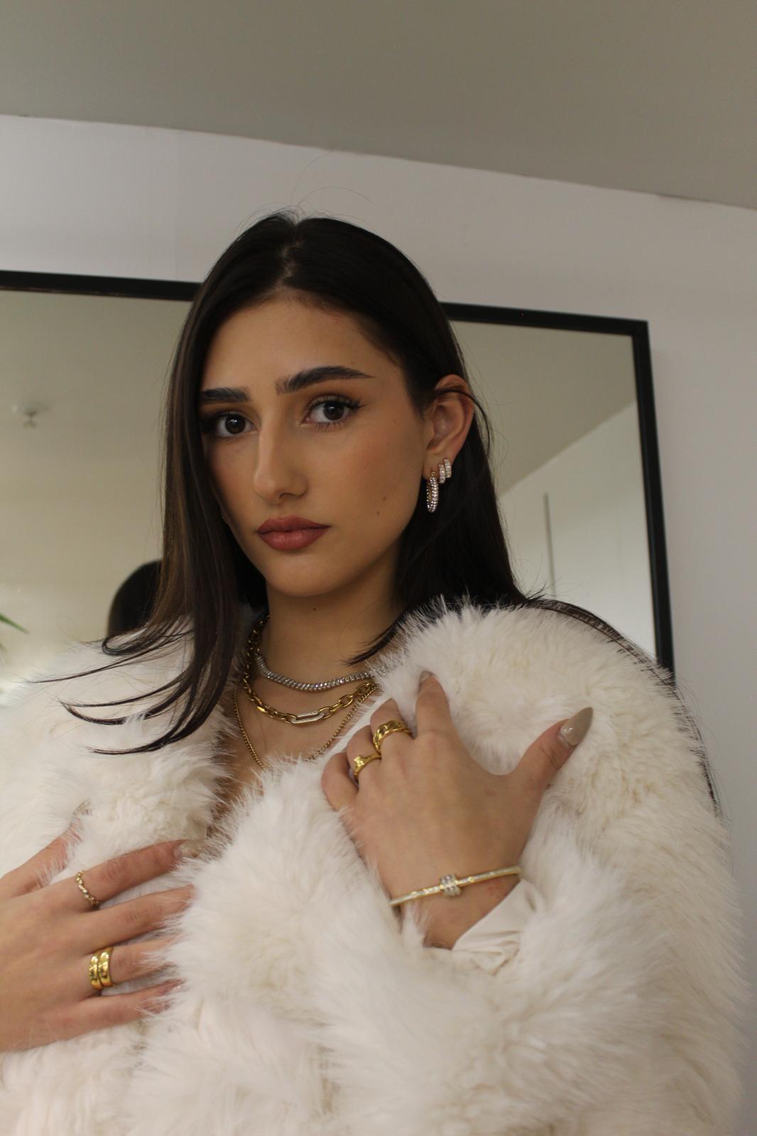 Shiny adjustable Bangle Bracelet