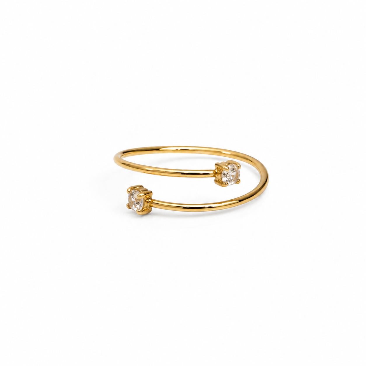 Adjustable Minimal Zirconia Ring