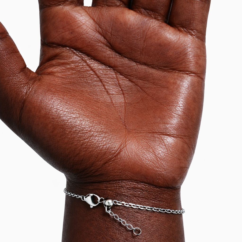 Bezel Crystal Bracelet