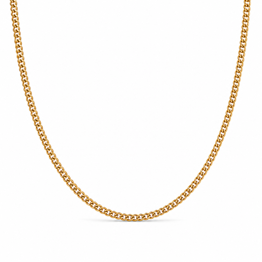 Gold Plated Cuban Chain | Thin cuban chain | Magnomia