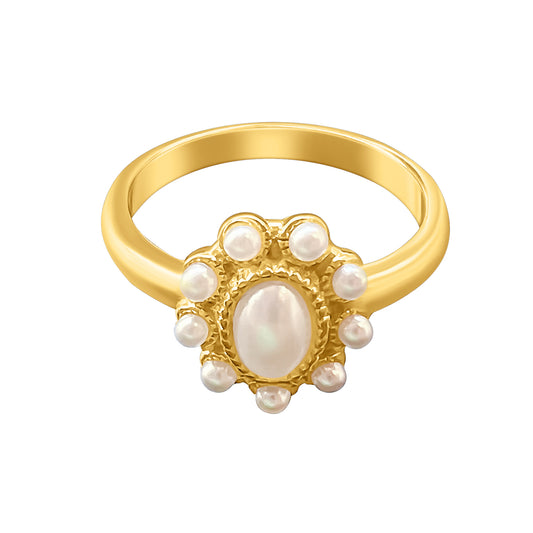 Women's Pearl Ring | Pearl Radiance Ring | Magnomia