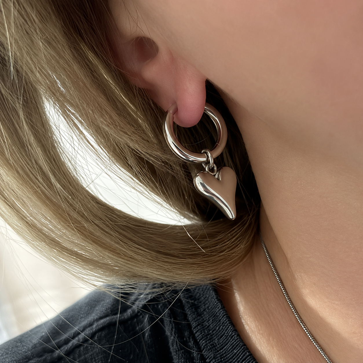 Puffy Heart Hoops