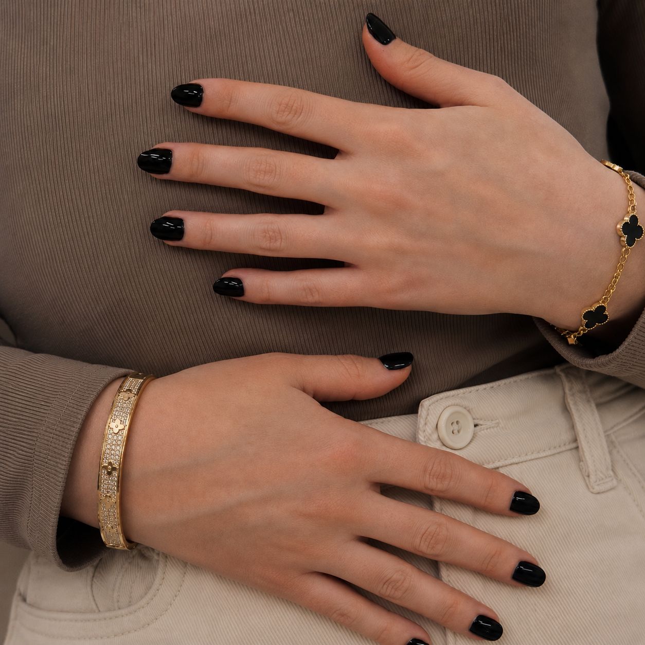 Icon Gold Clover Bracelet magnomia