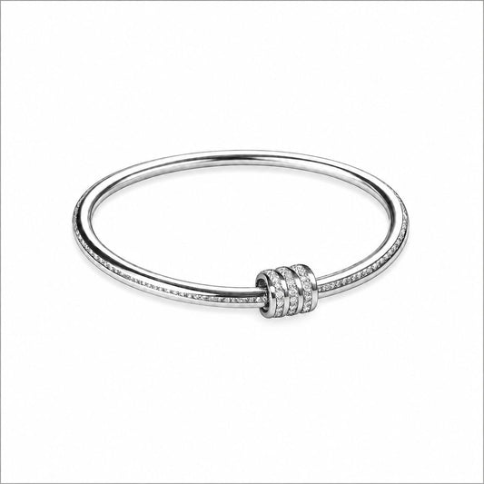 Shiny adjustable Bangle Bracelet