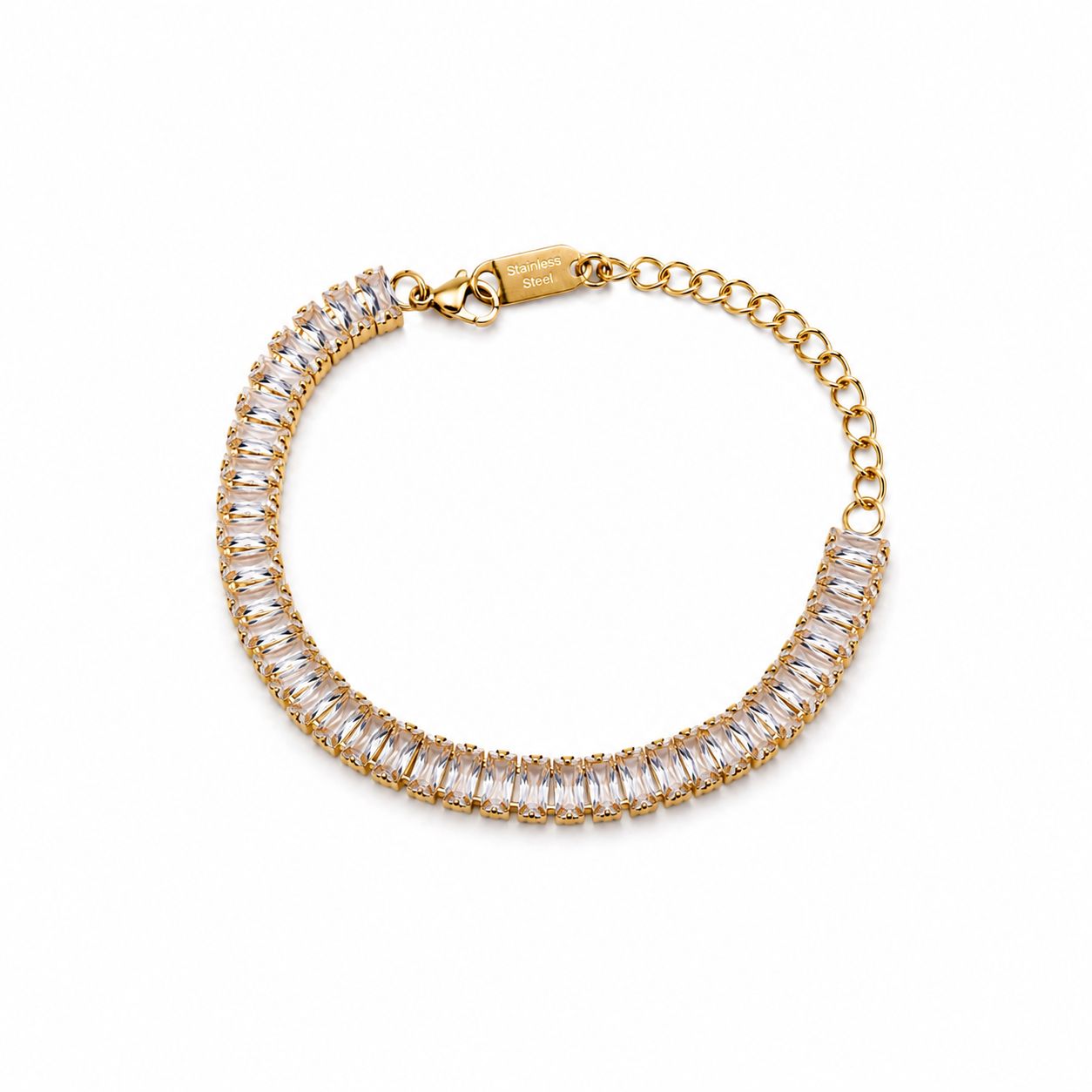crystal bracelet with clasp