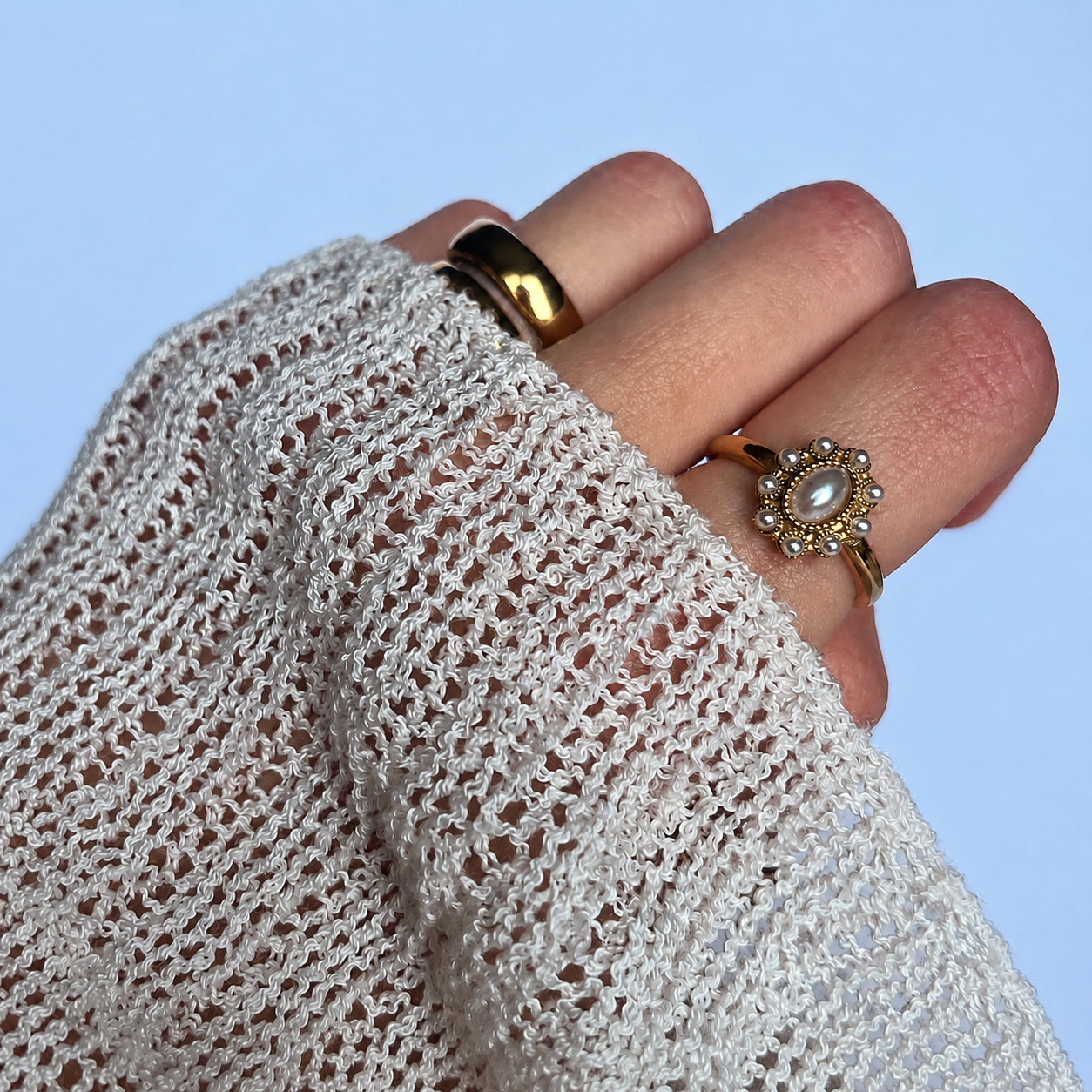 magnomia pearl ring