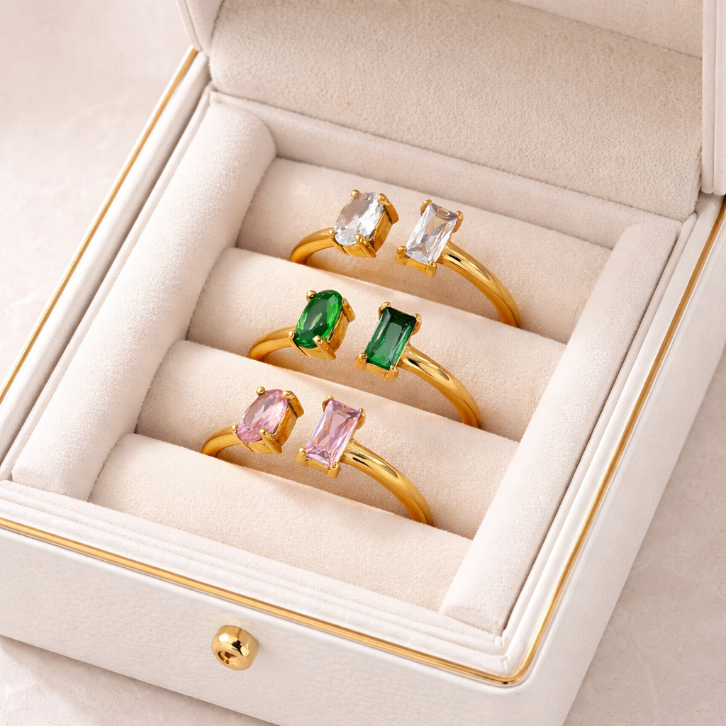 open zirconia rings
